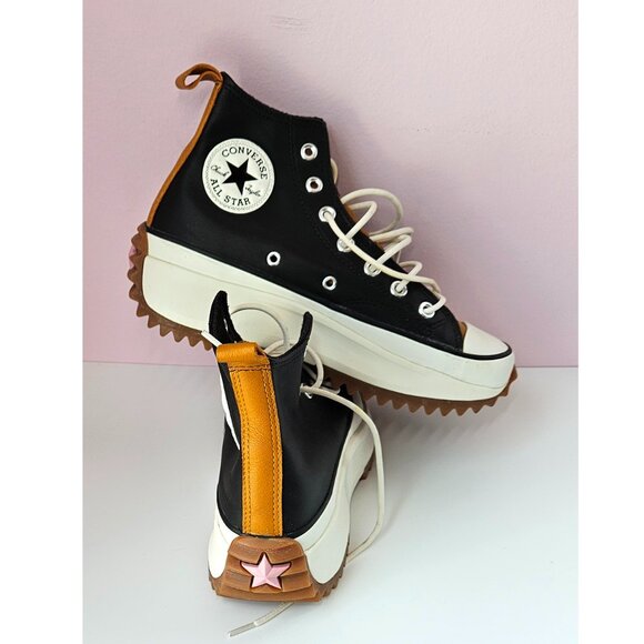 Converse Run Star Hike High Leather Shoes - Picture 4 of 7
